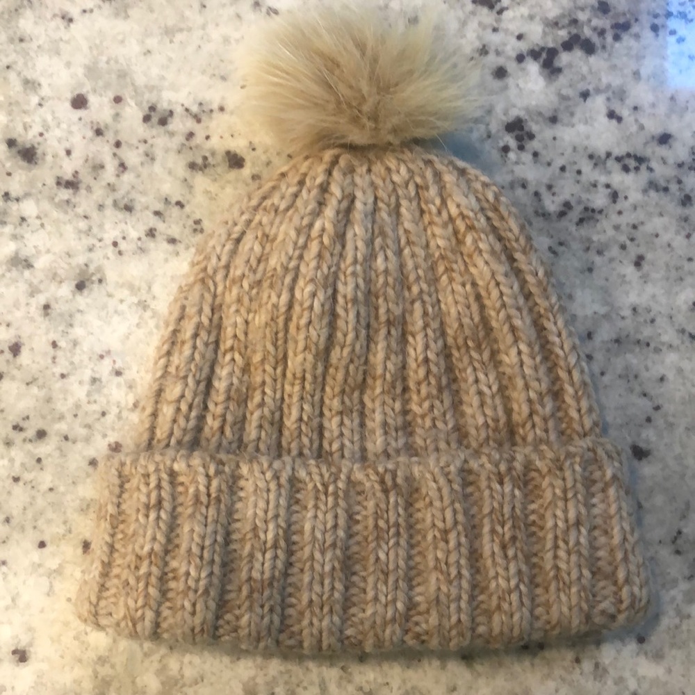 Furla Pom Pom Hat